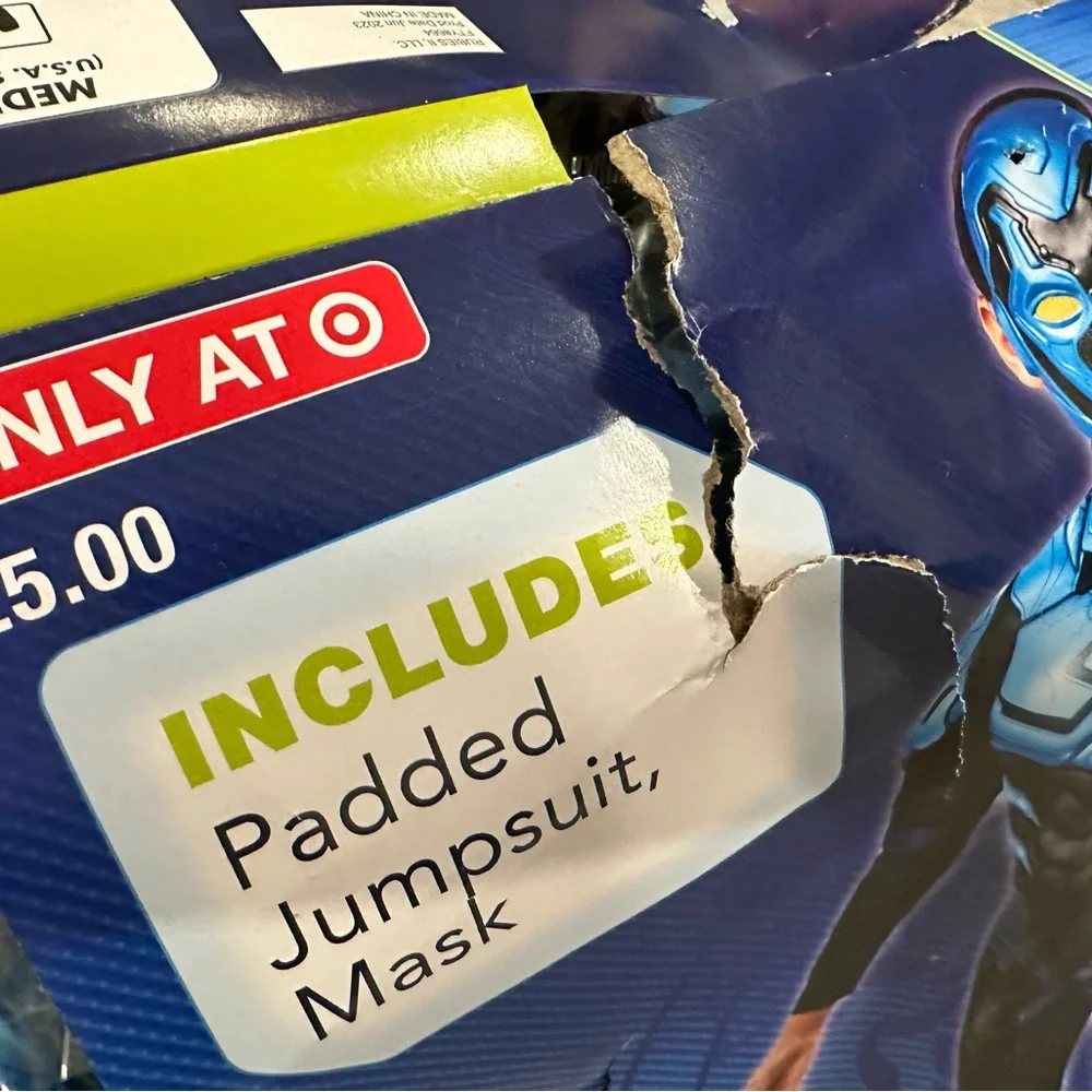 Blue Beetle costume 7-8